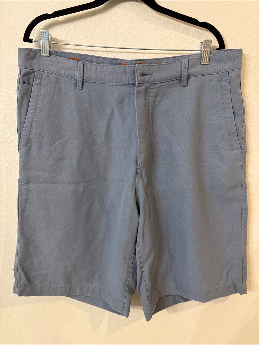 Vintage Tommy Bahama Paradise Nation Light Blue Flat Front Men's Shorts